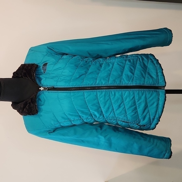 The North Face Mossbud Reversible Quilted Down Jacket Women's Sz S/P NICE! - Picture 6 of 15